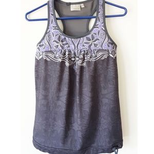 Athleta Drawstring Tinker Tank Built In Bra Small